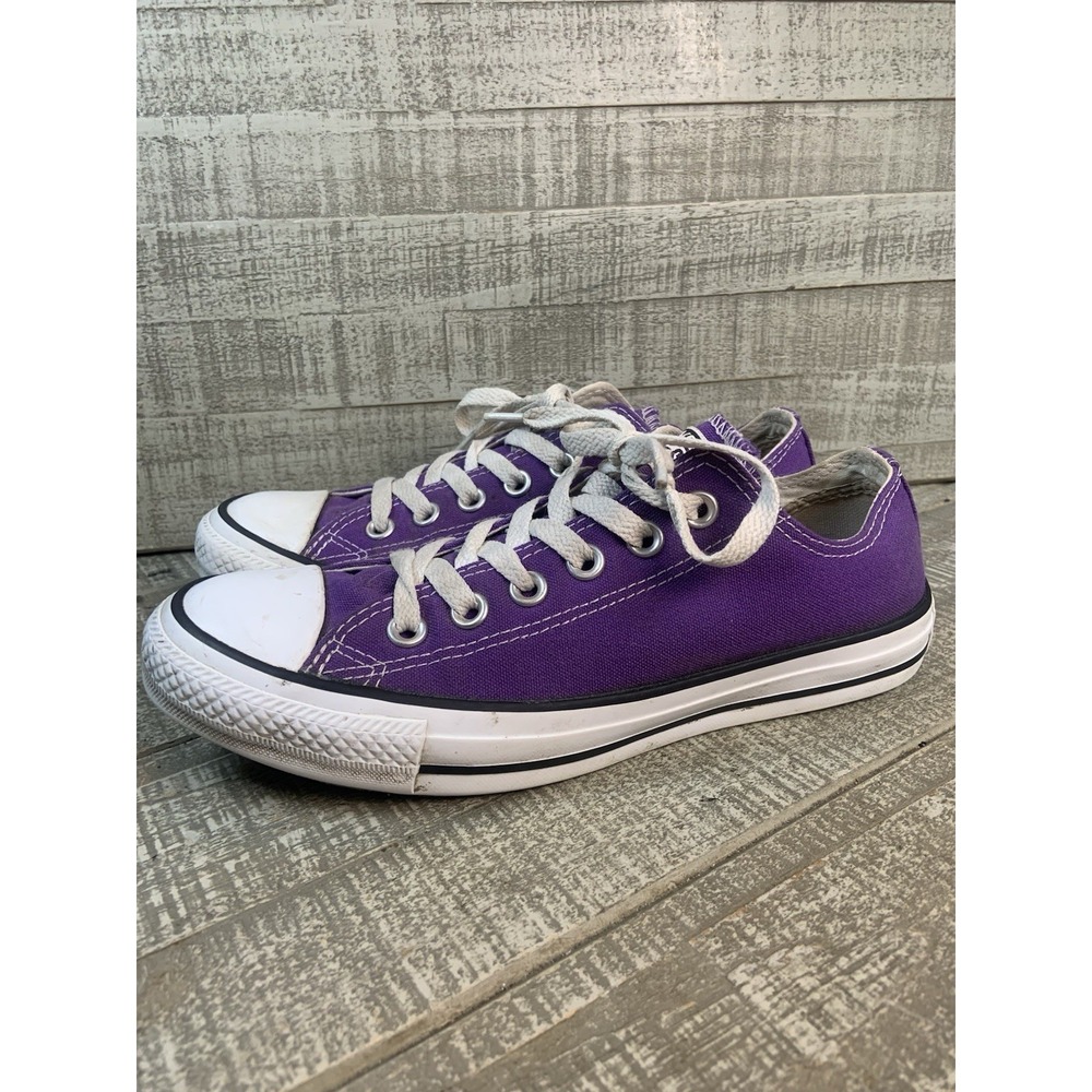 Converse Chuck Taylor All Star Low Top Purple Sneakers Mens 5 Womens 7 Shoes